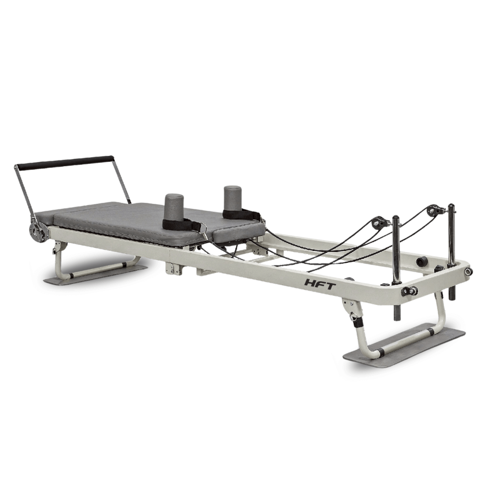 PILATES REFORMER พับได้ HOMEFITTOOLS รุ่น PRIME สีเทา