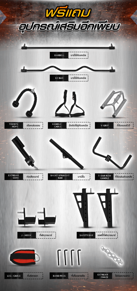 สมิทแมชชีน HOMEFITTOOLS รุ่น G3 SET 80L