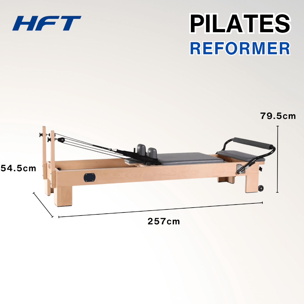 เครื่องพิลาทิส HOMEFITTOOLS PILATES REFORMER ผลิตจาก ไม้ชิ้นเดียว