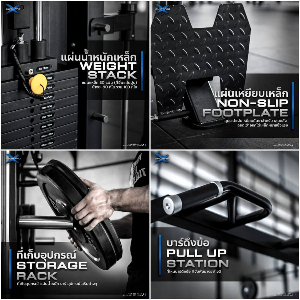 สมิทแมชชีน HOMEFITTOOLS รุ่น PRO-X SET 50M