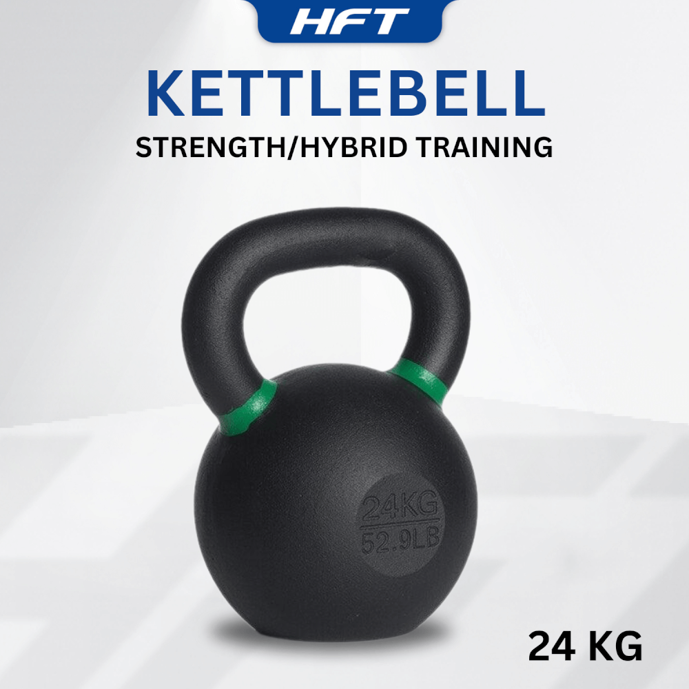 เคตเทิลเบลดัมเบิ้ลหูหิ้ว HOMEFITTOOLS สีดำด้าน 24 KG._5