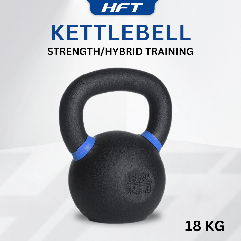 เคตเทิลเบลดัมเบิ้ลหูหิ้ว HOMEFITTOOLS สีดำด้าน 18 KG._5