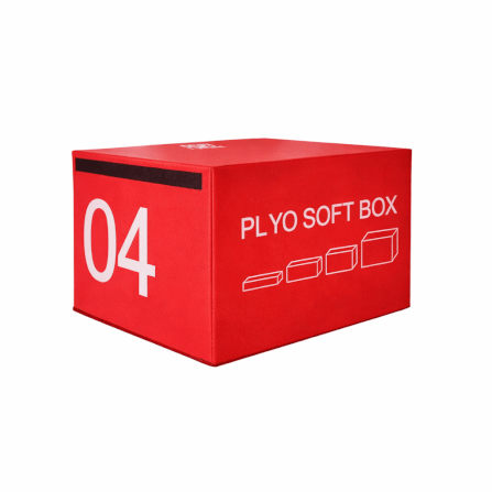 กล่องกระโดด HOMEFITTOOLS PLYO BOX ขนาด 24 นิ้ว สีแดง_0
