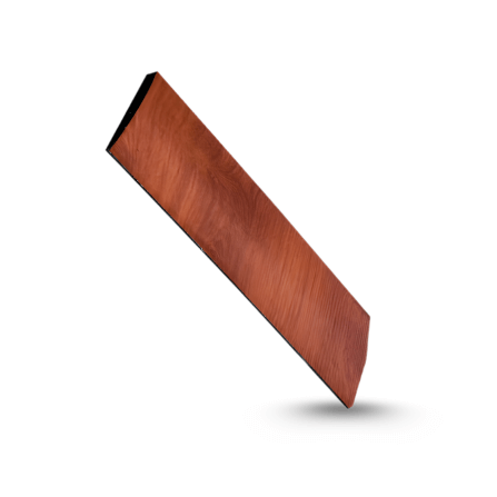 แผ่นขอบปูพื้น HOMEFITTOOLS ลายไม้ สีน้ำตาลทอง รุ่น W3_0