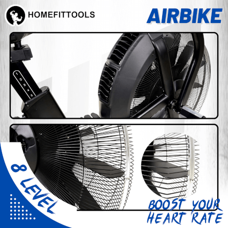 จักรยานต้านแรงลม HOMEFITTOOLS เกียร์ปรับแรงต้าน 8 ระดับ COMMERCIAL_3