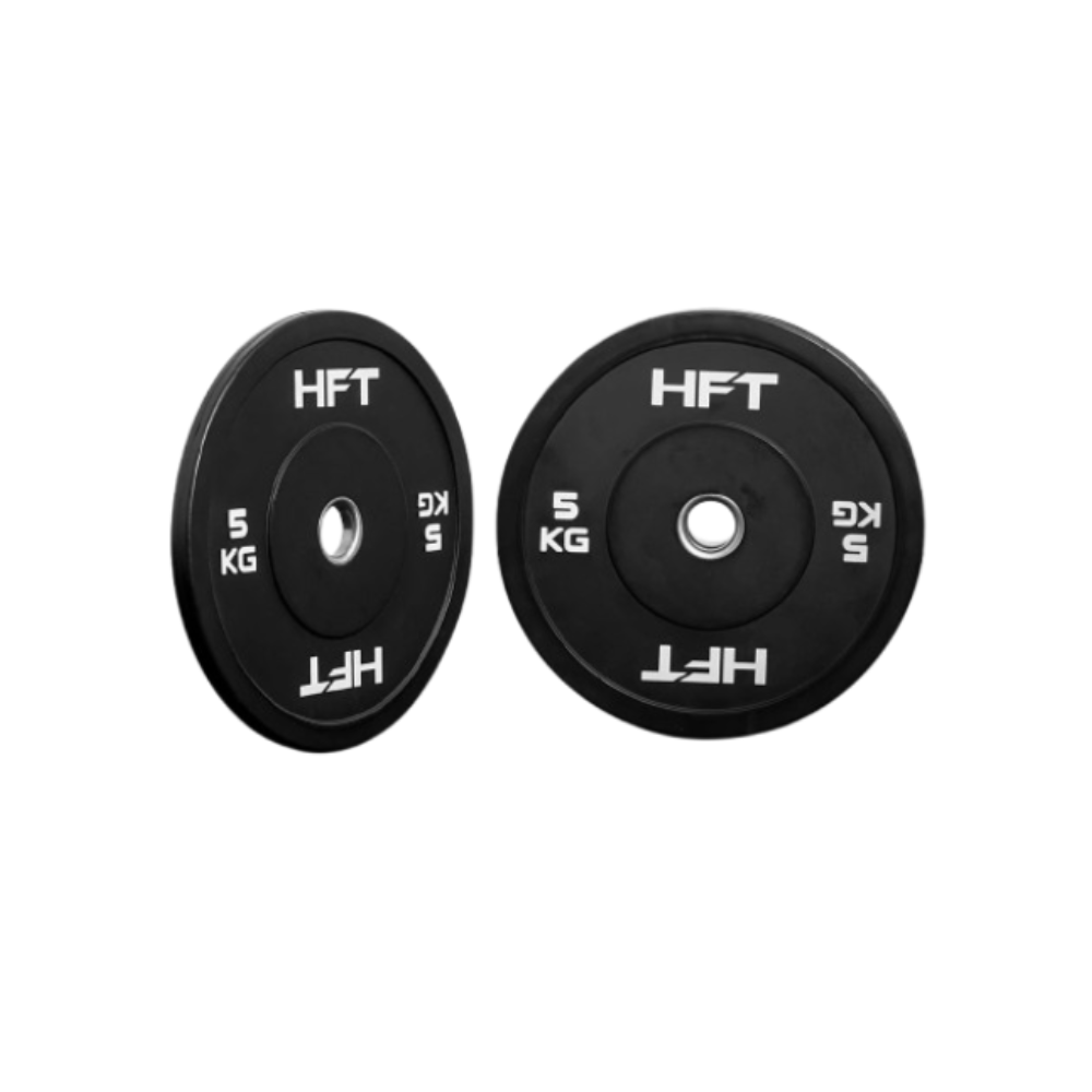 แผ่นน้ำหนัก Bumper Plate Homefittools 5 kg 1 แผ่น_0