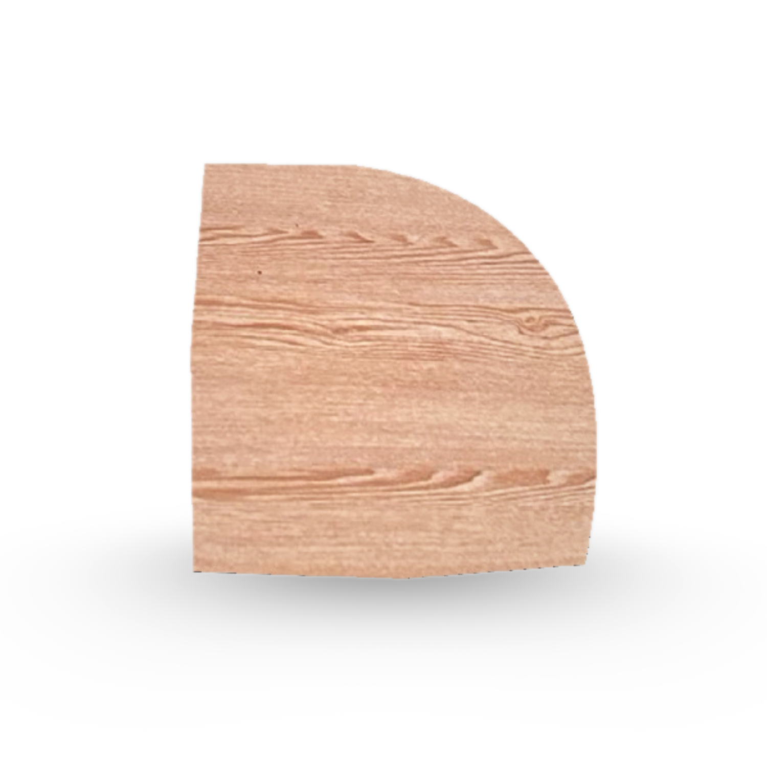 แผ่นปูพื้นมุมจบลายไม้ HOMEFITTOOL รุ่น W4 สีน้ำตาลอ่อน ขนาดมุมโค้ง 17X17 CM._0