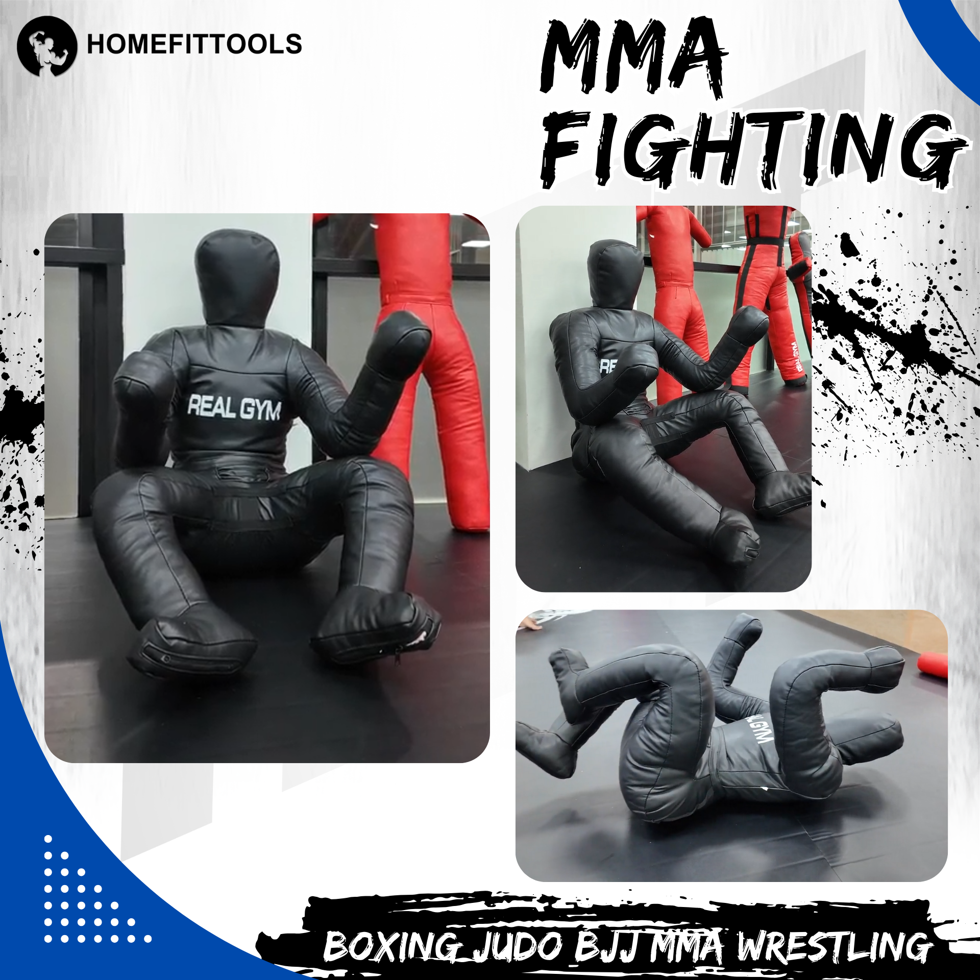 หุ่นนั่งฝึกซ้อมออกำลังกาย HOMEFITTOOLS น้ำหนัก 40 KG_2