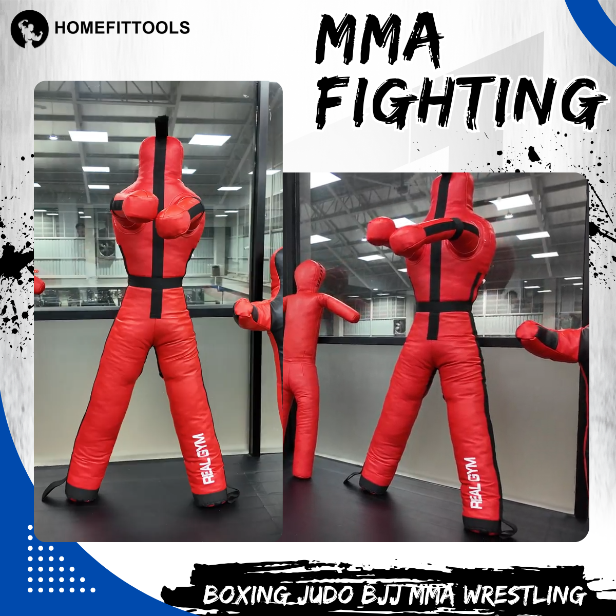 หุ่นยืนหุ่นฝึกซ้อม 2 ขา HOMEFITTOOLS สูง 120CM. น้ำหนัก 20 KG_2