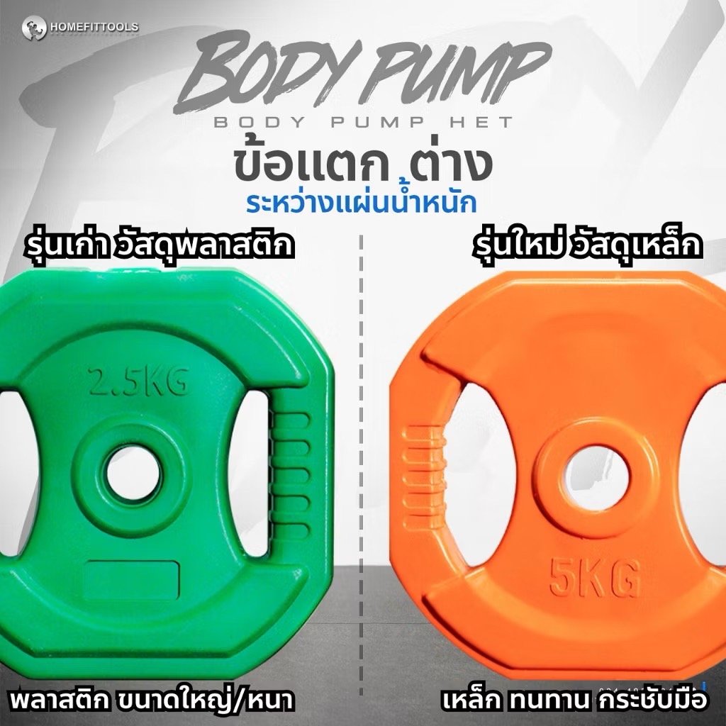 ชุดบาร์เบลยกน้ำหนัก Homefittools 20 kg_3