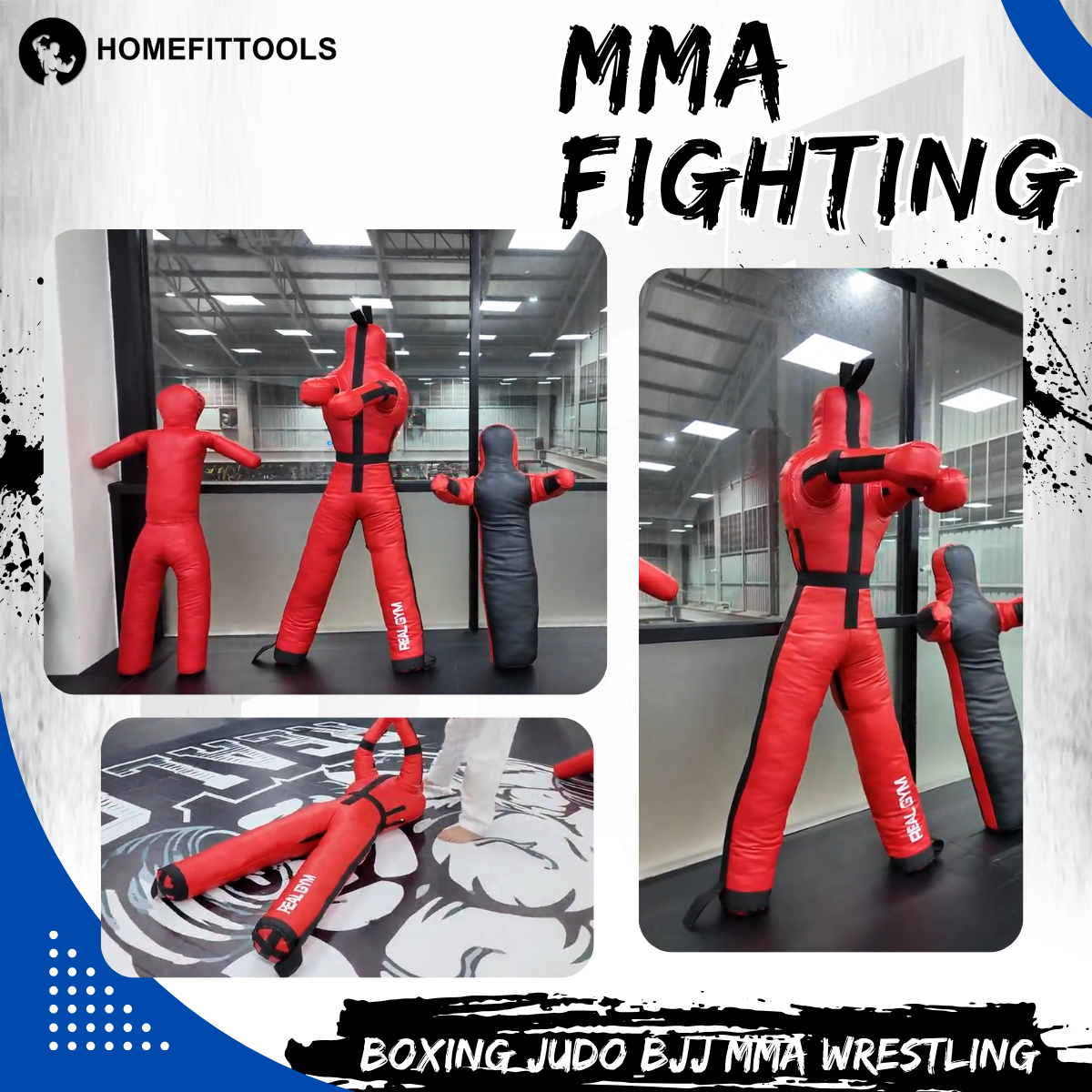 หุ่นยืนหุ่นฝึกซ้อม 2 ขา HOMEFITTOOLS สูง 120CM. น้ำหนัก 20 KG_3