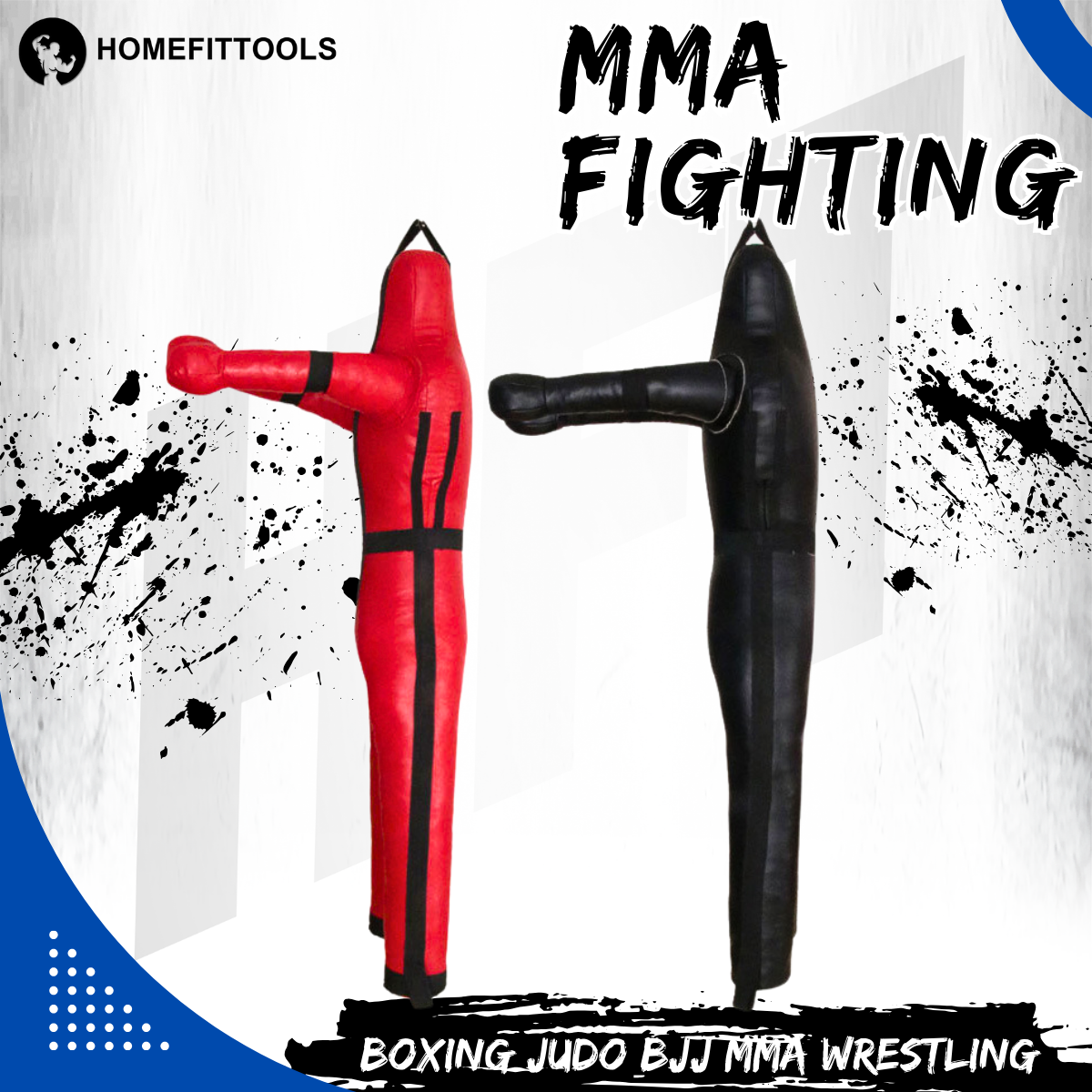 หุ่นยืนหุ่นฝึกซ้อม 2 ขา HOMEFITTOOLS สูง 180CM. น้ำหนัก 30 KG_4