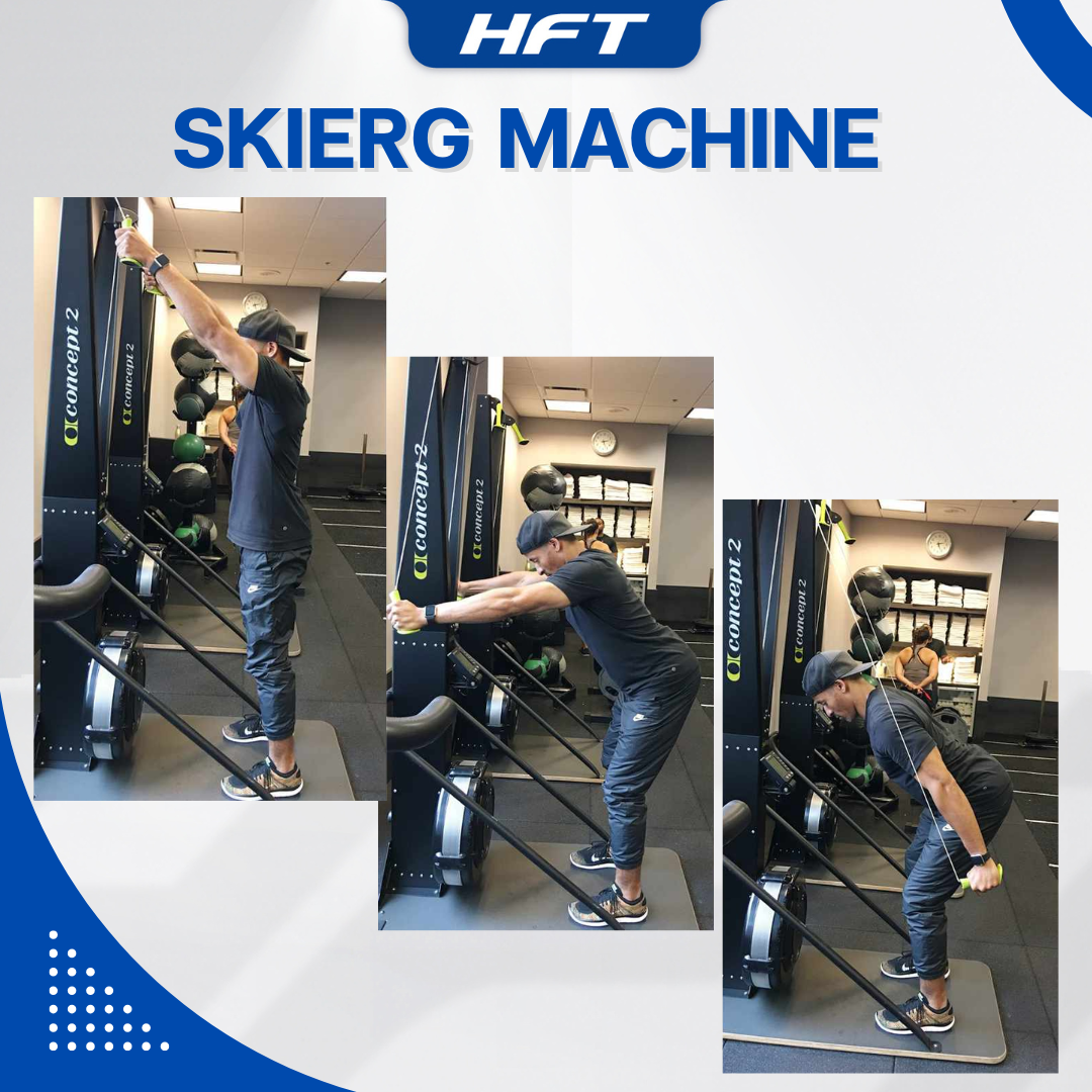 เครื่องเล่นสกีในร่ม HOMEFITTOOLS SKIERG TRAINER_7