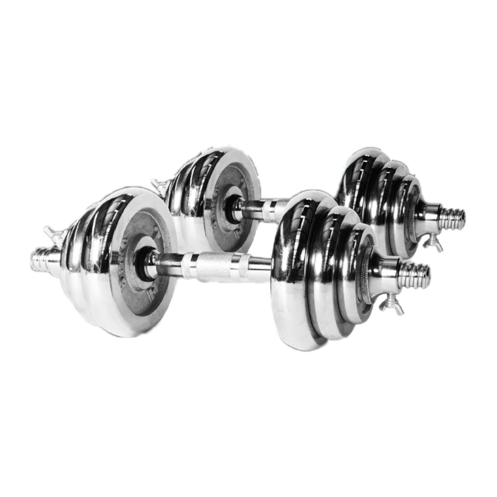 ดัมเบล ปรับน้ำหนัก Homefittools 20 kg สีเงิน