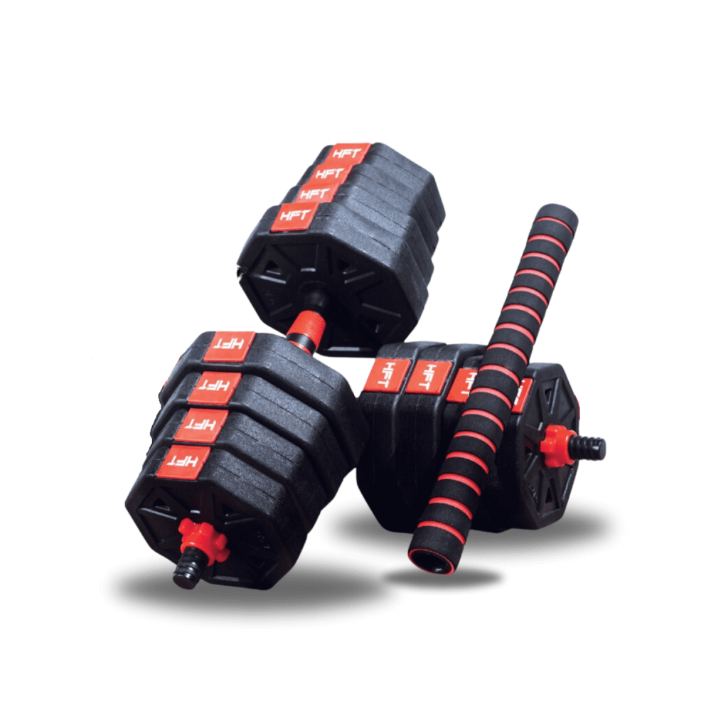 ดัมเบลพลาสติกปรับน้ำหนัก Homefittools 40 kg