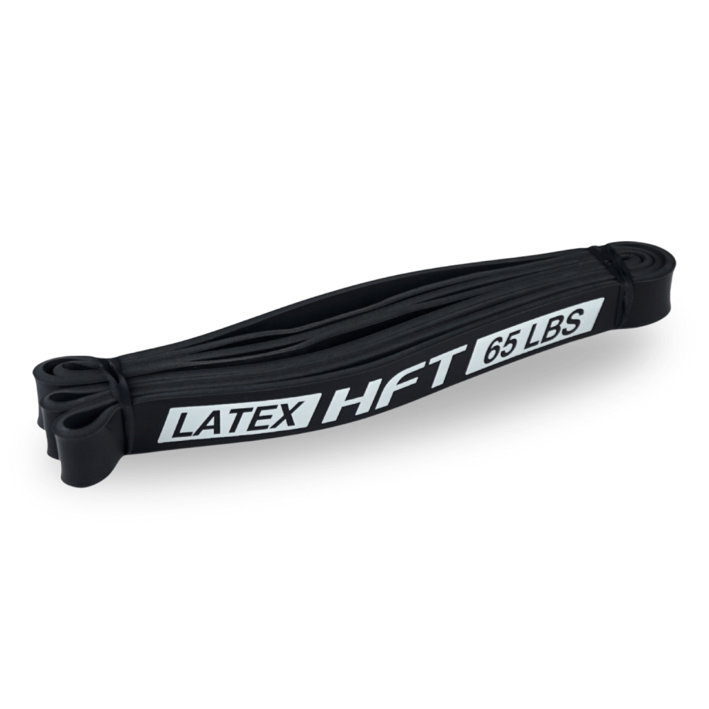 ยางยืดออกกำลังกาย Homefittools 20-70 ปอนด์ สีดำ Latex