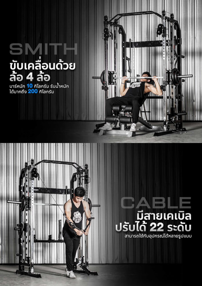 สมิทแมชชีน โฮมยิม Homefittools รุ่น G3+
