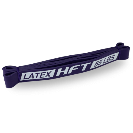ยางยืดออกกำลังกาย Homefittools 35-85 ปอนด์ สีม่วง Latex