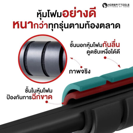 บาร์ดึงข้อ บาร์โหนติดผนัง Homefittools รุ่น N3 ขนาด 115-130 ซม._6