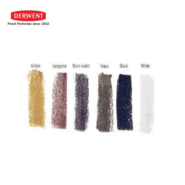 สีชาร์โคลแท่ง XL 6TIN DERWENT 2306195_1