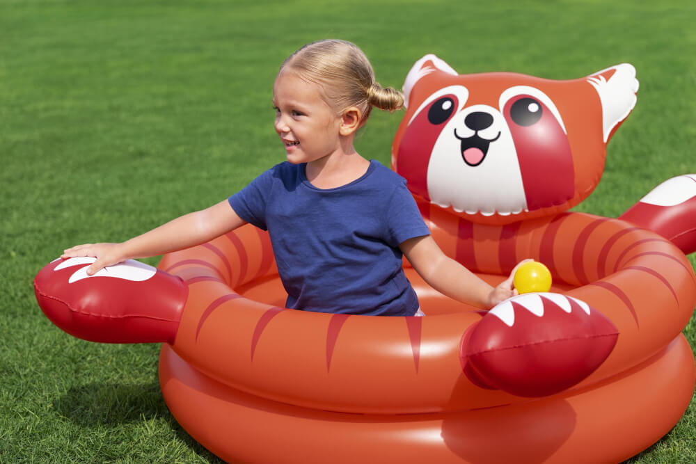 บ่อบอล BESTWAY 52702 ขนาด 107 X 94 X 58 CM PLAYFUL RED PANDA BALL PIT