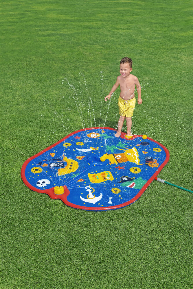 ลานน้ำพุสำหรับเด็ก BESTWAY 52725 ขนาด 1.70M X 1.40M PIRATE PARADISE SPLASH PAD
