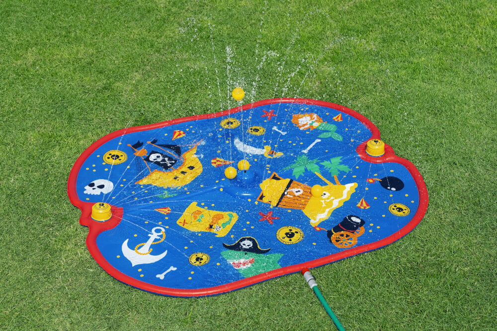 ลานน้ำพุสำหรับเด็ก BESTWAY 52725 ขนาด 1.70M X 1.40M PIRATE PARADISE SPLASH PAD