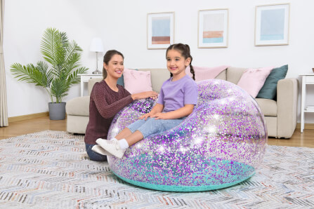 โซฟาเป่าลม  BESTWAY 75115 GLITTER DREAM ขนาด 114 X 112 X 66 ซม._3