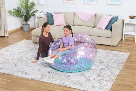 โซฟาเป่าลม  BESTWAY 75115 GLITTER DREAM ขนาด 114 X 112 X 66 ซม._4