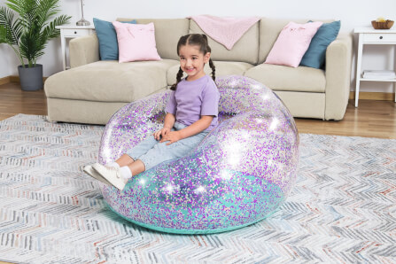 โซฟาเป่าลม  BESTWAY 75115 GLITTER DREAM ขนาด 114 X 112 X 66 ซม._5