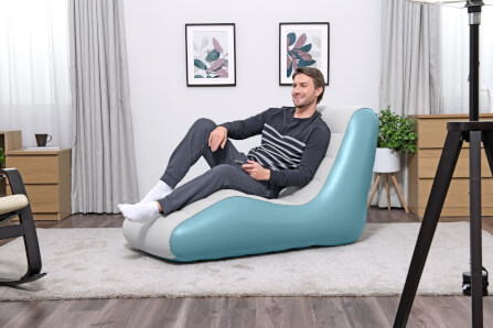 โซฟาเป่าลม  BESTWAY 75127 LEISURE LUXE CHAISE ขนาด 133 X 79 X 88 ซม._4