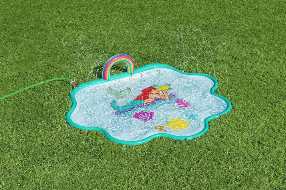ลานน้ำพุสำหรับเด็ก DISNEY ขนาด 1.63M X 1.45M LITTLE MERMAID
