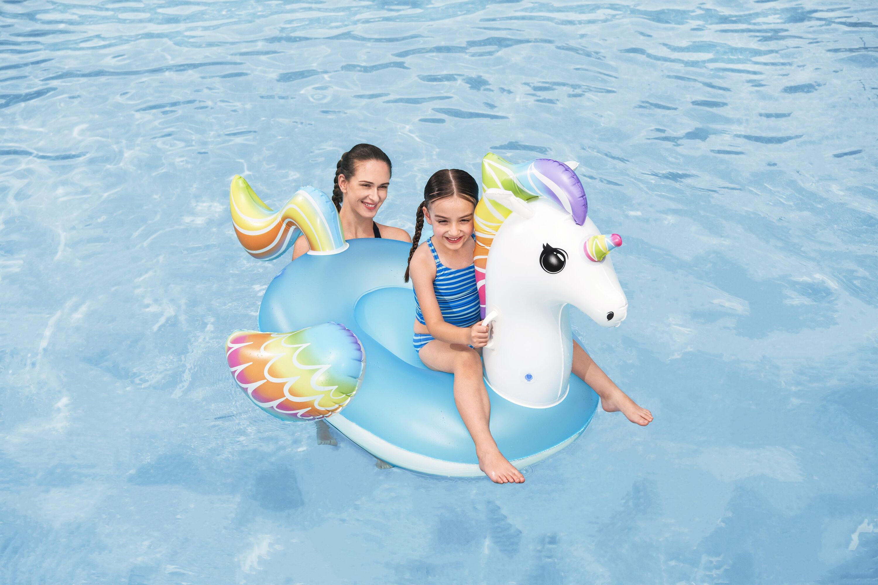 แพลอยน้ำยูนิคอร์น BESTWAY 41114 FANTASY UNICORN ขนาด 1.55M X 1.19M.