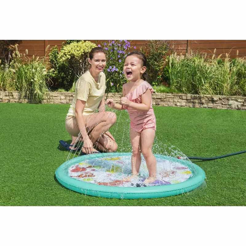 ลานน้ำพุสำหรับเด็ก BESTWAY 52698 ขนาด 48"/1.22M DESERT DINO SPLASH PAD