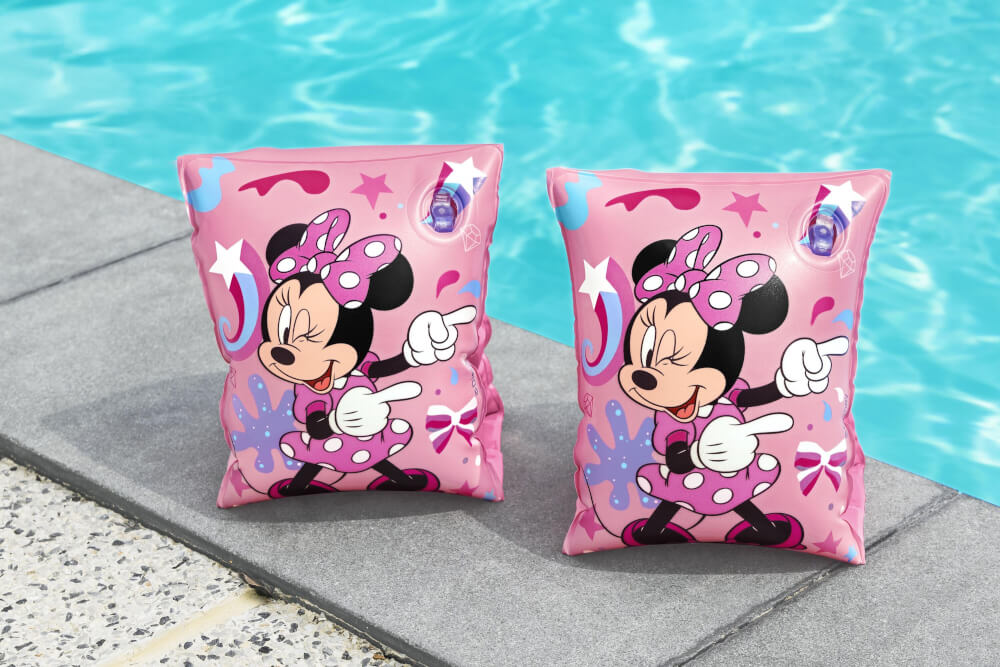 ปลอกแขนว่ายน้ำเด็ก DISNEY ขนาด 9 X 6 นิ้ว ลาย MINNIE MOUSE