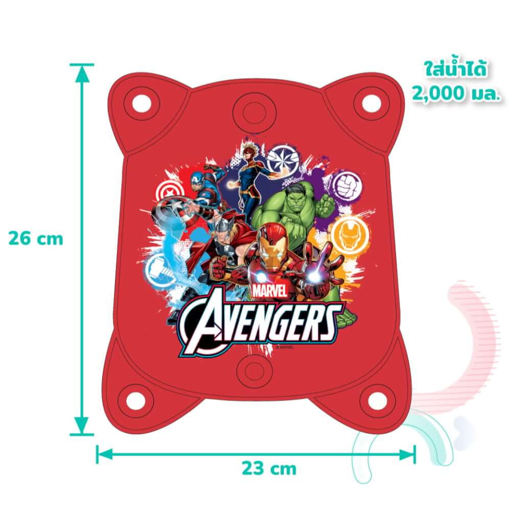ปืนฉีดน้ำไฟฟ้า แบบถุงเป้ DISNEY MARVEL ลาย AVENGERS สีแดง