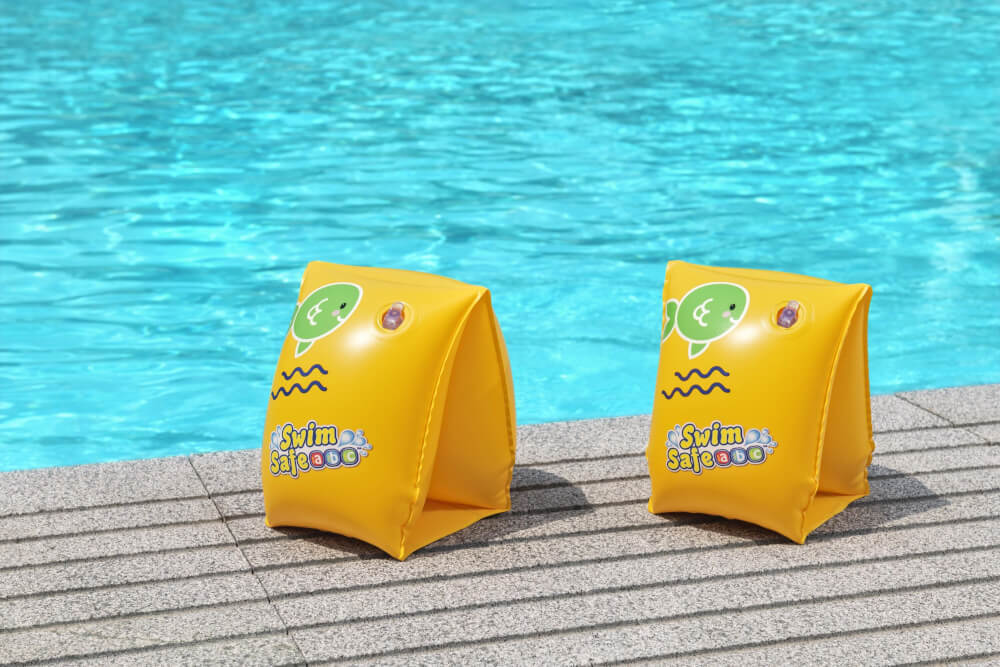 ปลอกแขนว่ายน้ำเด็ก BESTWAY ขนาด 10 X 6 นิ้ว ลาย WONDERSPLASH