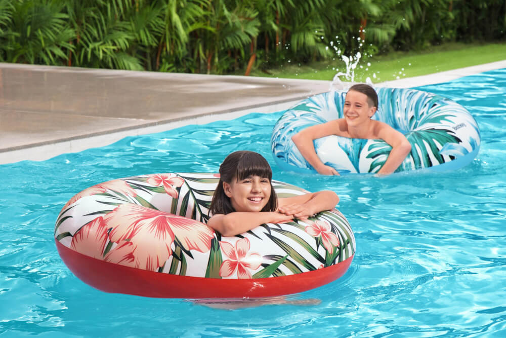 ห่วงยาง BESTWAY ขนาด 47 นิ้ว ลาย TROPICAL PALMS