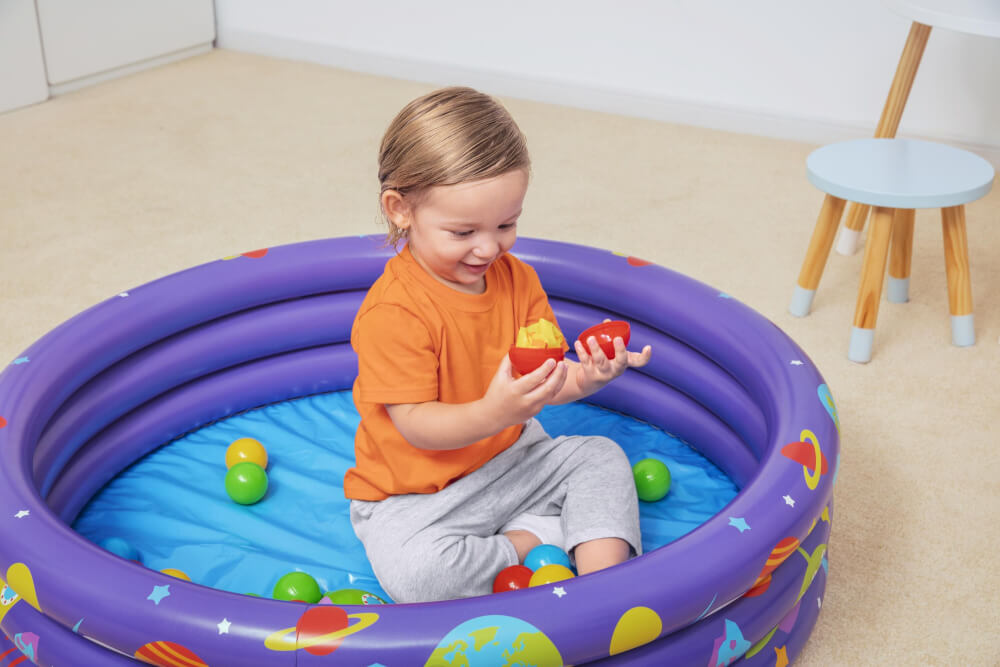 สระน้ำ BESTWAY 52466 ขนาด 1.02M X H25CM INTERGALACTIC SURPRISE BALL PIT