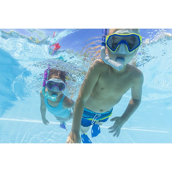 หน้ากากดำน้ำ BESTWAY ลาย CRUSADER SNORKEL SET 7 ปี+
