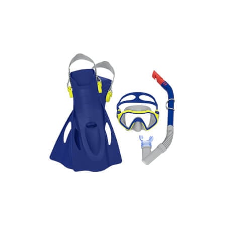 หน้ากากดำน้ำ BESTWAY ลาย CRUSADER SNORKEL SET 7 ปี+_0