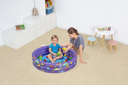 สระน้ำ BESTWAY 52466 ขนาด 1.02M X H25CM INTERGALACTIC SURPRISE BALL PIT_1