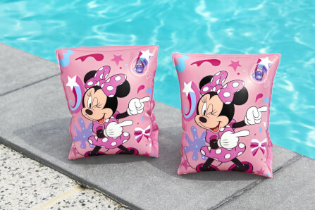 ปลอกแขนว่ายน้ำเด็ก DISNEY ขนาด 9 X 6 นิ้ว ลาย MINNIE MOUSE_1