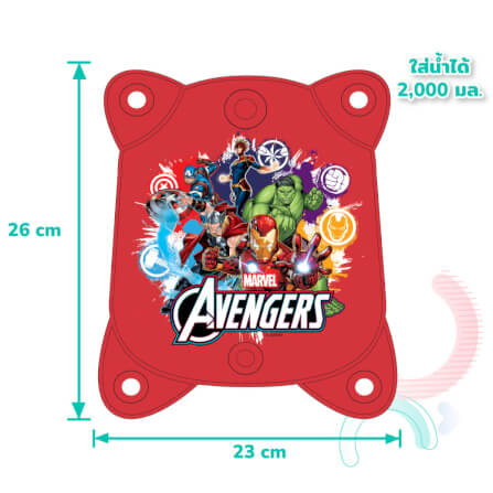 ปืนฉีดน้ำไฟฟ้า แบบถุงเป้ DISNEY MARVEL ลาย AVENGERS สีแดง_1