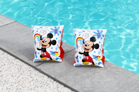ปลอกแขนว่ายน้ำเด็ก DISNEY ขนาด 9 X 6 นิ้ว ลาย MICKEY & MINNIE_3