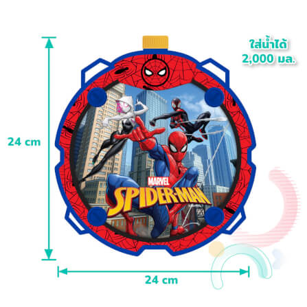 ปืนฉีดน้ำไฟฟ้า แบบแทงค์ DISNEY MARVEL ลาย SPIDERMAN สีน้ำเงิน_3