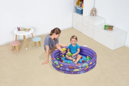 สระน้ำ BESTWAY 52466 ขนาด 1.02M X H25CM INTERGALACTIC SURPRISE BALL PIT_5