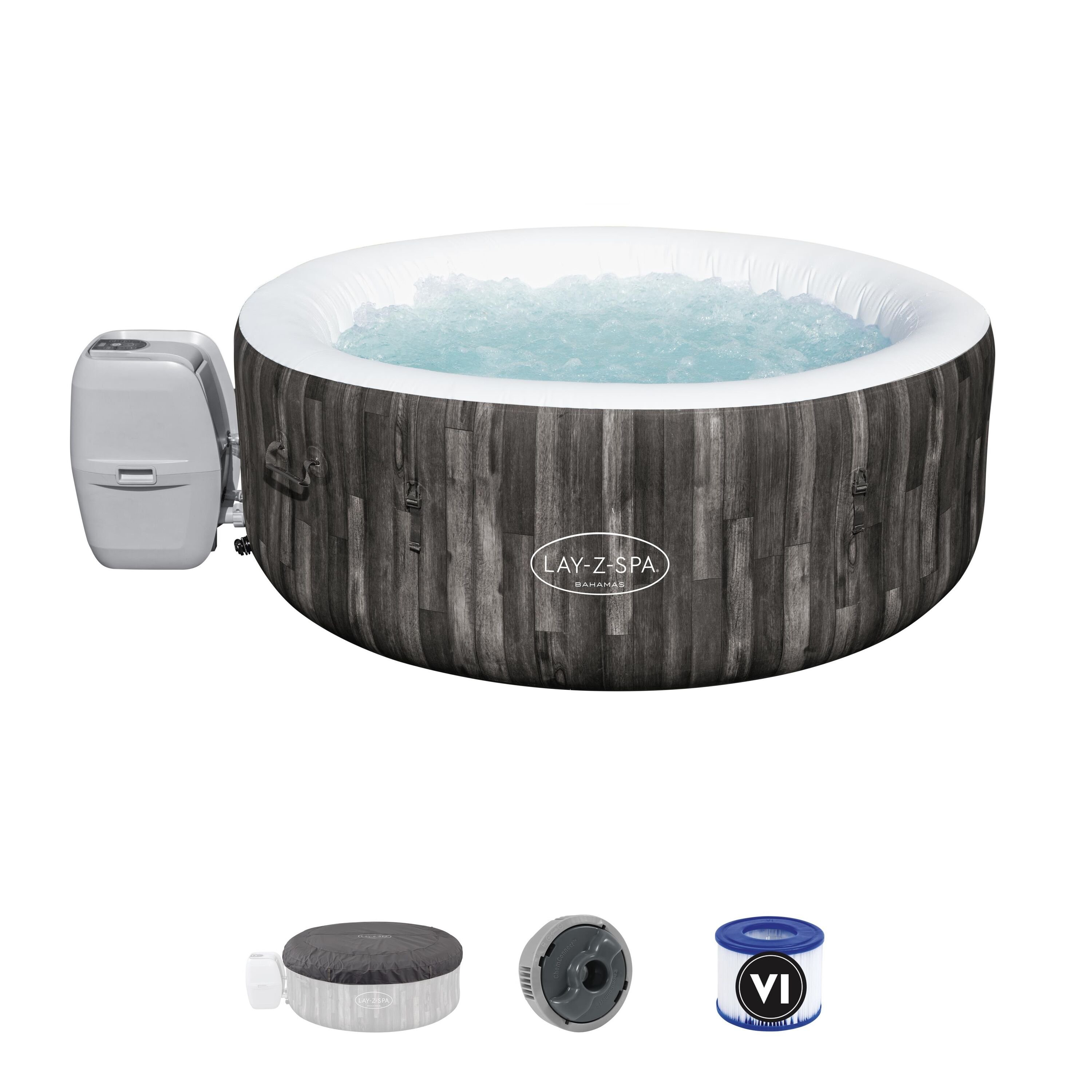 สปาเป่าลม Lay-Z-Spa® Bestway Bahamas AirJet ขนาด 1.80m x 1.80m x 66cm_0