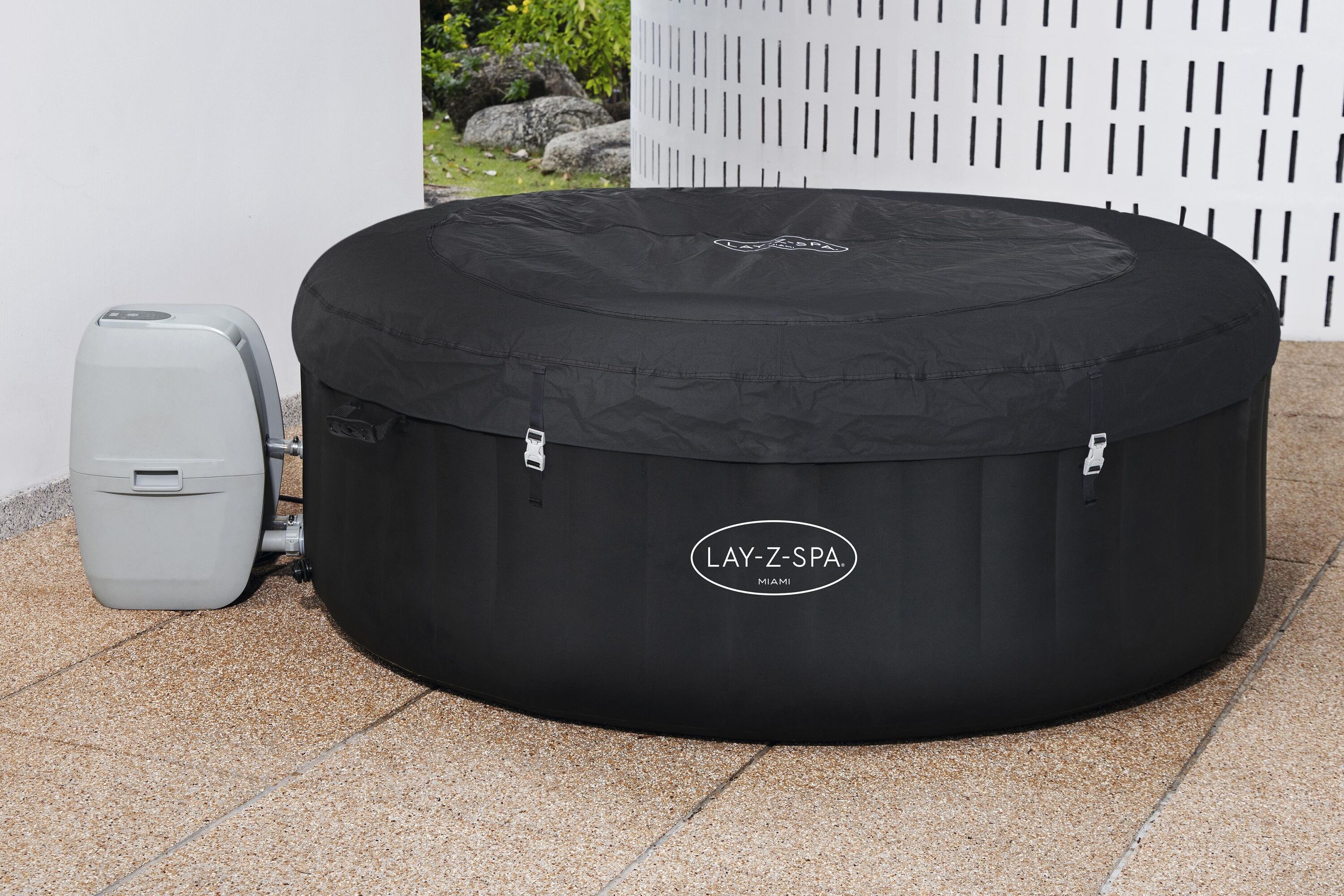 สปาเป่าลม Lay-Z-Spa® Bestway Miami AirJet ขนาด 1.80m x 1.80m x 66cm_3