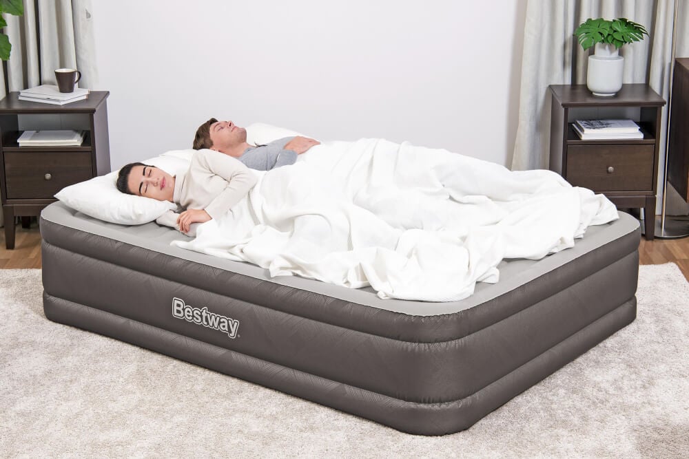 ที่นอนเป่าลม Bestway Fortech Airbed Queen Built-in AC pump 2.03m x 1.52m x 46cm